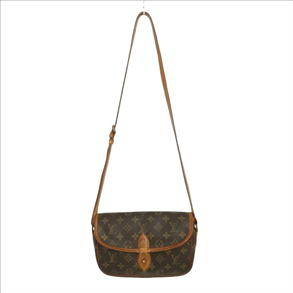 LOUIS VUITTON Shoulder Bag Monogram Gibeciere Brown
